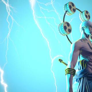 One Piece Thunder God wallpaper