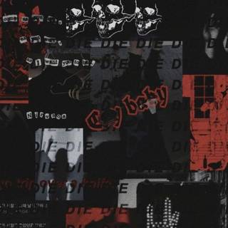 Y2k black aesthetic wallpaper