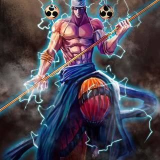 One Piece Thunder God wallpaper