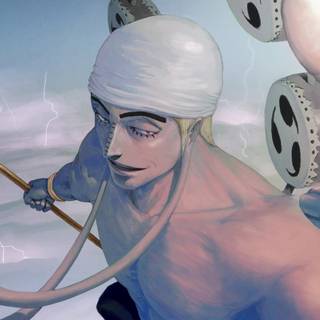 One Piece Thunder God wallpaper
