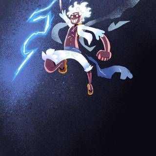 One Piece Thunder God wallpaper