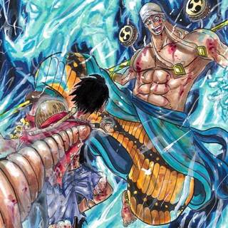 One Piece Thunder God wallpaper