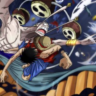 One Piece Thunder God wallpaper