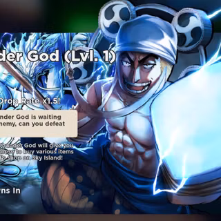 One Piece Thunder God wallpaper