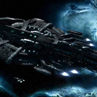 4k spaceship wallpaper