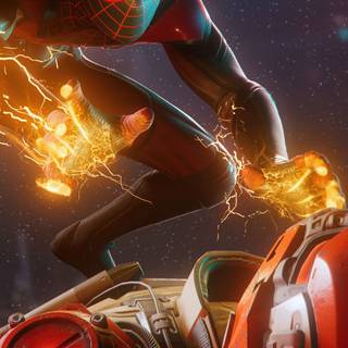 Miles Morales 4k mobile wallpaper