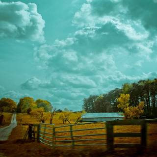 Autumn cloudy wallpaper