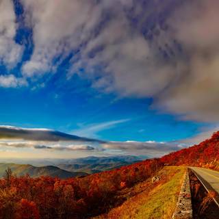 Autumn cloudy wallpaper