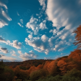 Autumn cloudy wallpaper