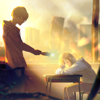 Boy and girl 4k wallpaper