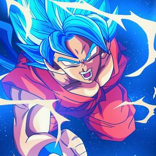 Anime 4k blue wallpaper