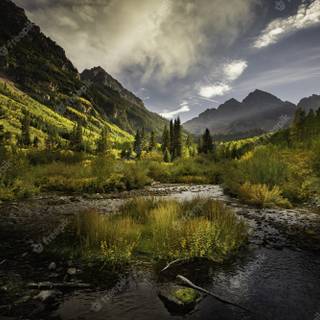 Natural landscape computer wallpaper