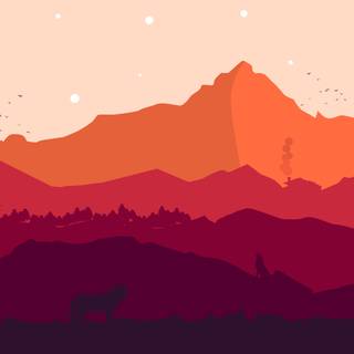 Fire Watch 4k wallpaper