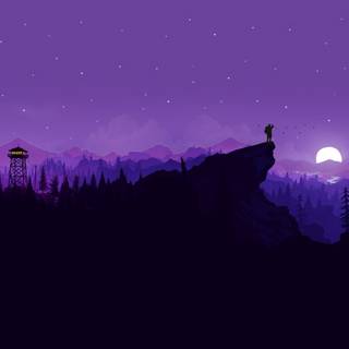 Fire Watch 4k wallpaper