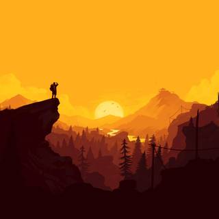 Fire Watch 4k wallpaper