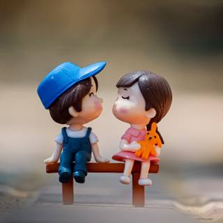 Boy and girl 4k wallpaper