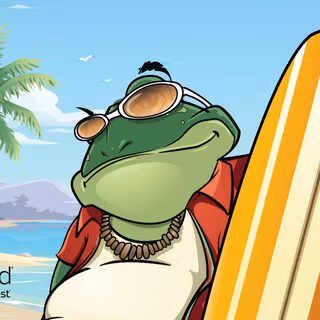 Frog summer wallpaper