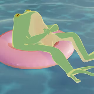 Frog summer wallpaper