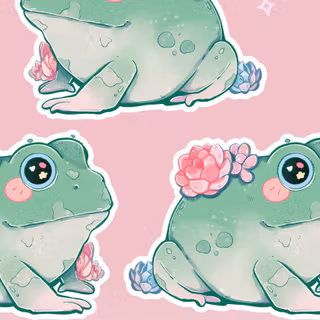 Frog summer wallpaper
