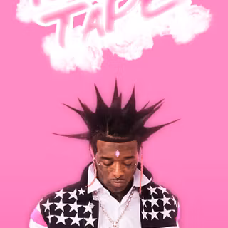 Pink Tape wallpaper