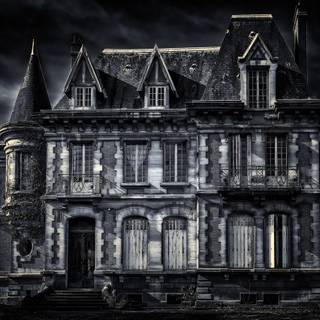 Old mansion wallpaper