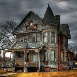 Old mansion wallpaper