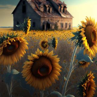 Old mansion wallpaper