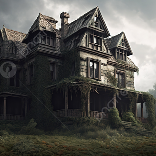 Old mansion wallpaper