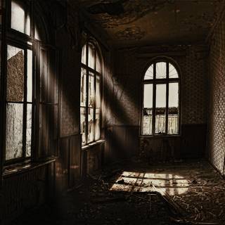 Old mansion wallpaper