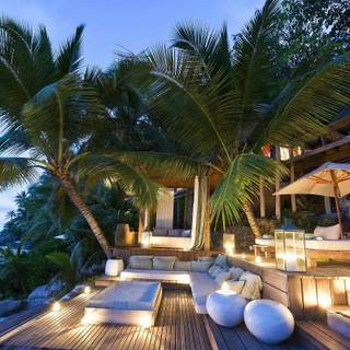 Summer pool resort wallpaper