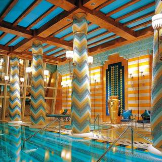 Summer pool resort wallpaper