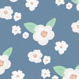 Pastel flowers autumn wallpaper