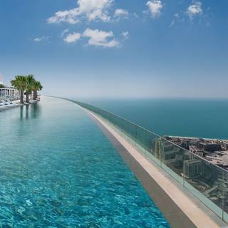 Summer pool resort wallpaper