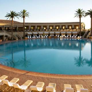 Summer pool resort wallpaper