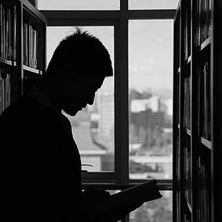 Dark study wallpaper