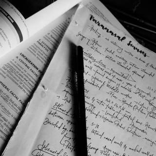 Dark study wallpaper