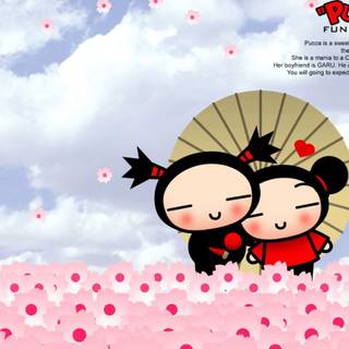 2D cartoon wallpaper