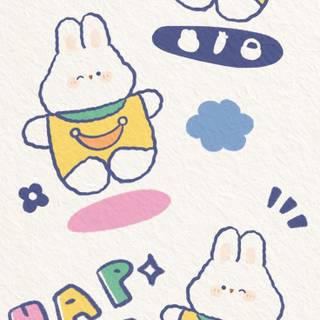 2D cartoon wallpaper