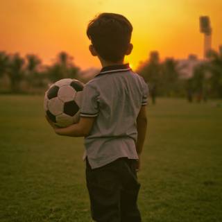Football boy wallpaper