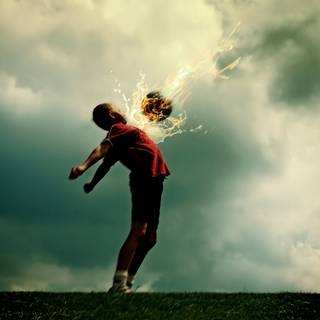 Football boy wallpaper