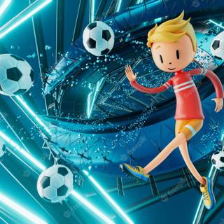 Football boy wallpaper