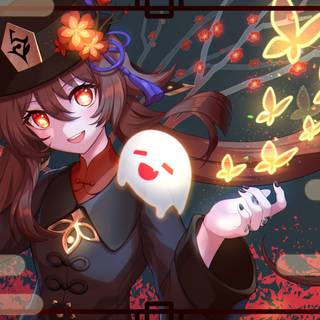 Hu Tao Genshin Impact wallpaper