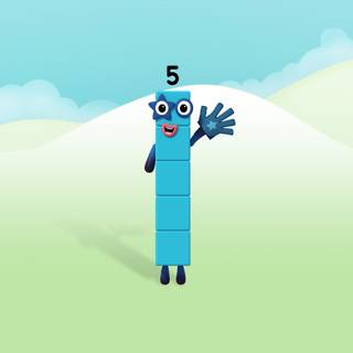 Numberblock 5 wallpaper