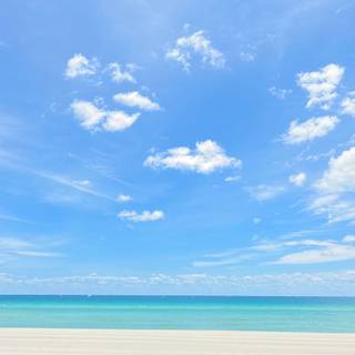 Beach and sky wallpaper