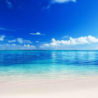 Beach and sky wallpaper