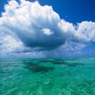 Beach and sky wallpaper