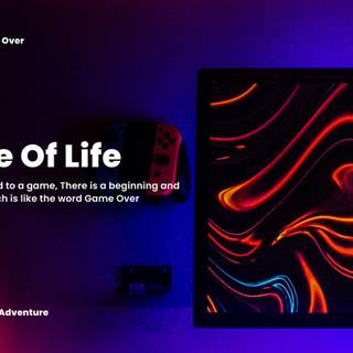 Gaming led wallpaper