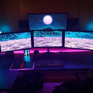 Gaming led wallpaper