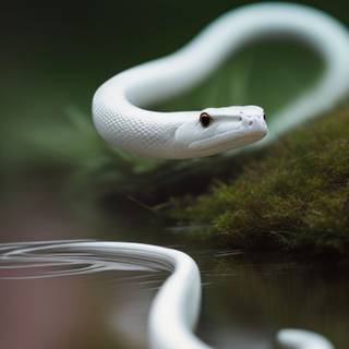 White snake iPhone wallpaper