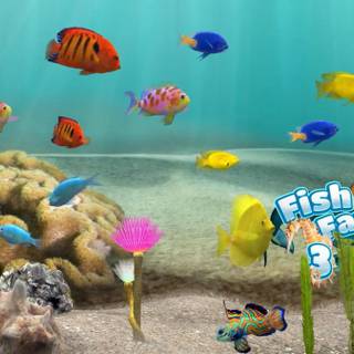 Fish farm wallpaper